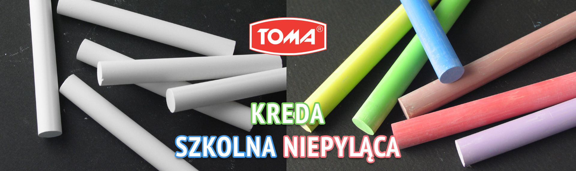 Kreda szkolna niepyląca